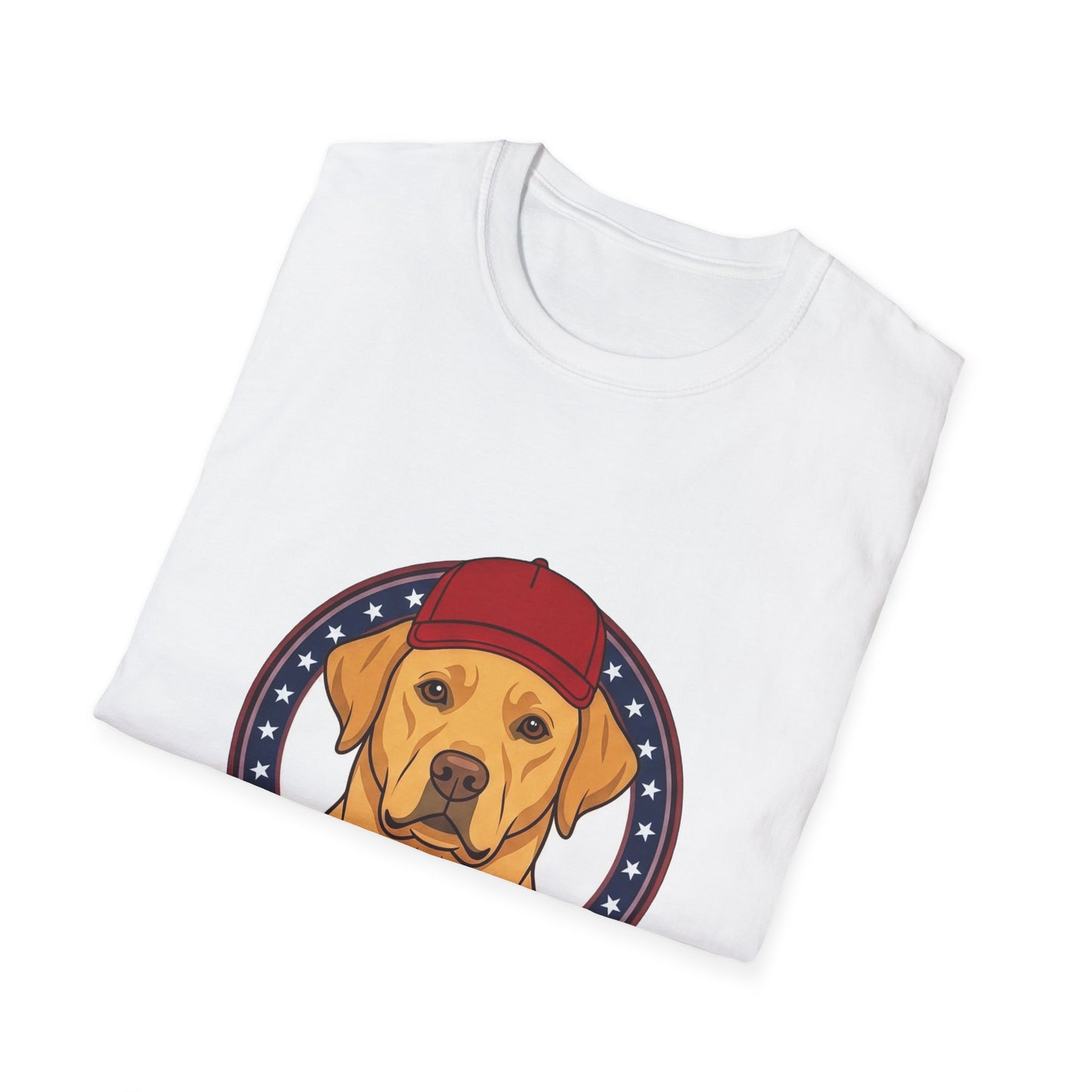 Yellow Labs for Trump T-Shirt — Pro-Trump Labrador Graphic Tee