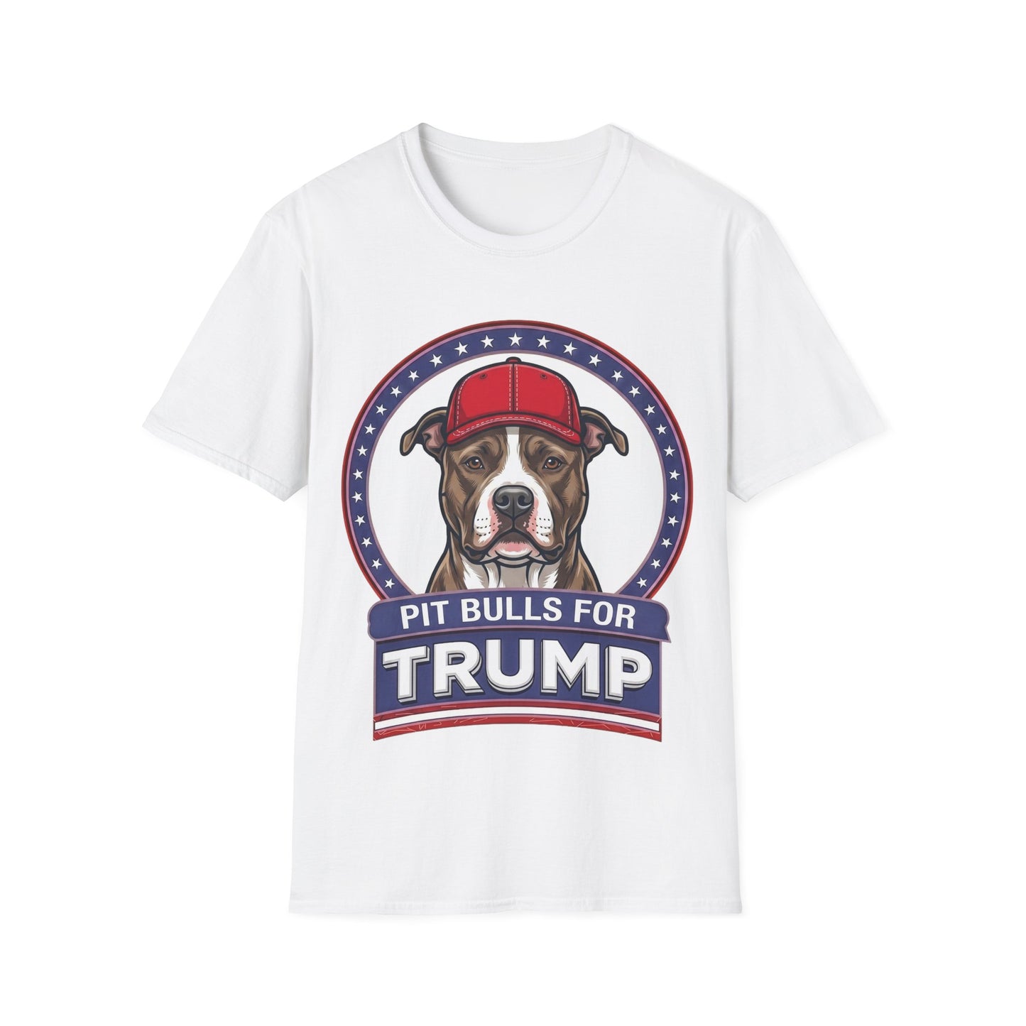 Pit Bulls for Trump T-Shirt — Political Pro-Pit Bull Graphic Tee