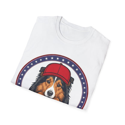 Shelties for Trump T-Shirt — Political Pro-Sheltie Graphic Tee