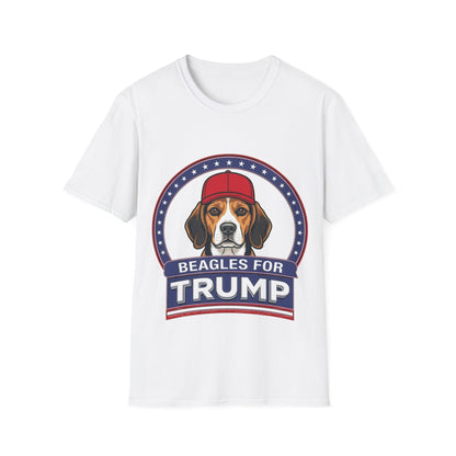 Beagles for Trump T-Shirt | Political Dog Design