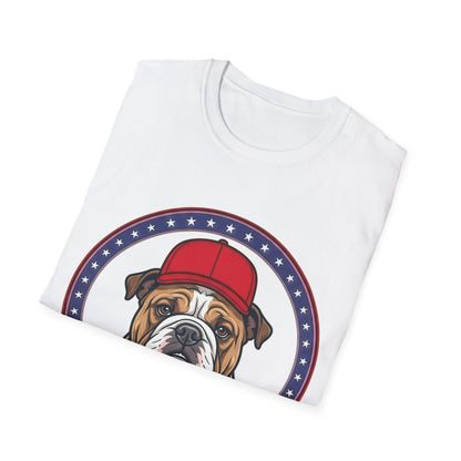 Bulldogs for Trump T-Shirt | Patriotic Bulldog Graphic Tee