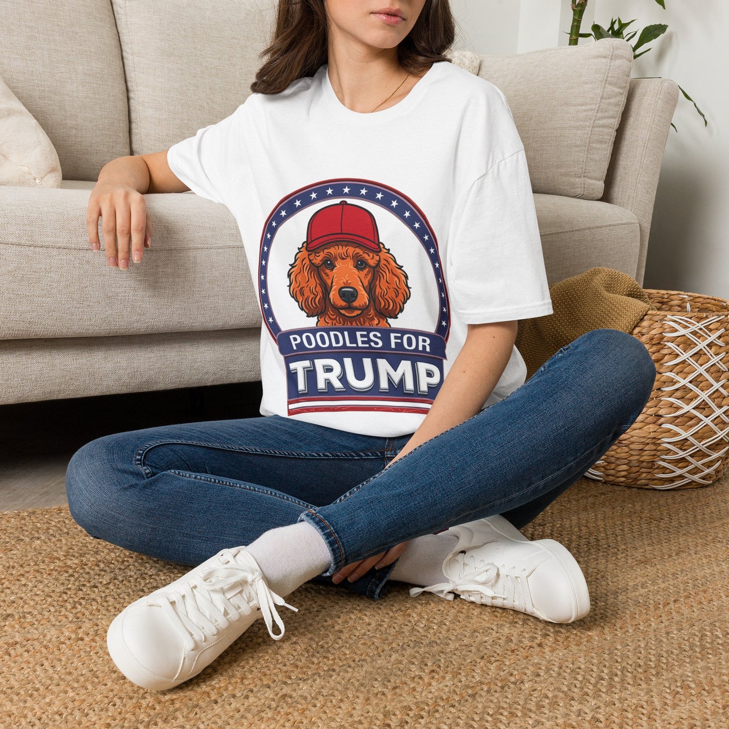 Poodles for Trump T-Shirt — Pro-Trump Political Graphic Tee