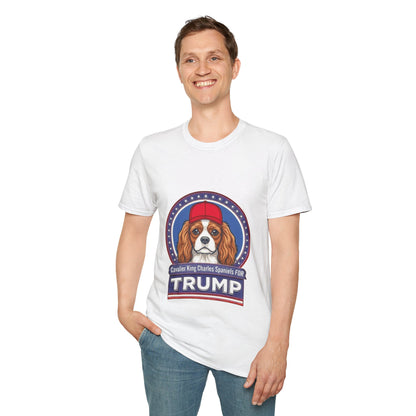 Cavalier King Charles Spaniels for Trump T-Shirt | Political Dog Design
