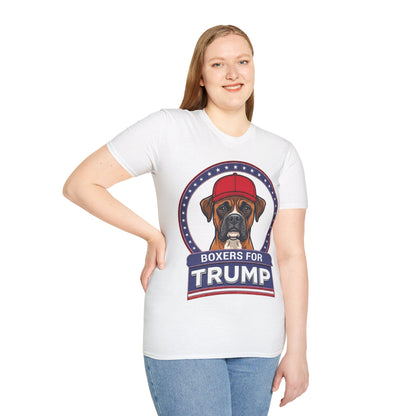 Boxers for Trump T-Shirt — Political Statement Tee