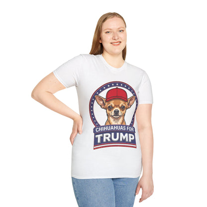 Chihuahuas for Trump T-Shirt — Political Pro-Chihuahua Graphic Tee