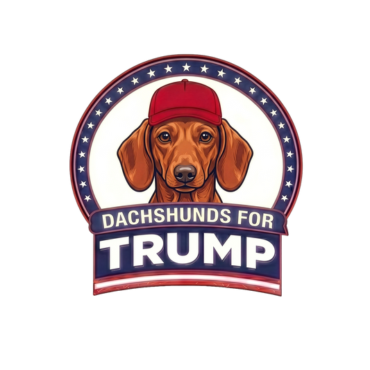Dachshunds for Trump T-Shirt | Political Dog Design