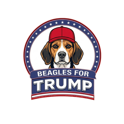Beagles for Trump T-Shirt | Political Dog Design