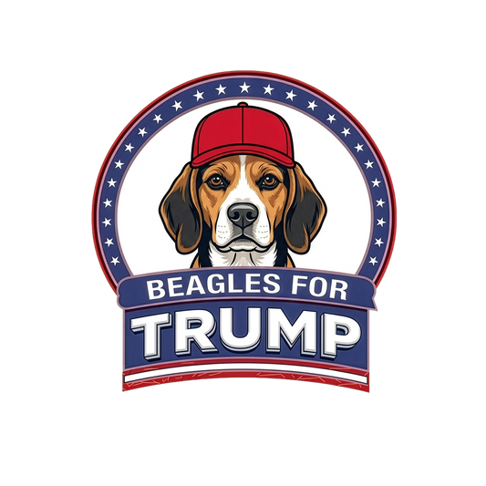 Beagles for Trump T-Shirt | Political Dog Design