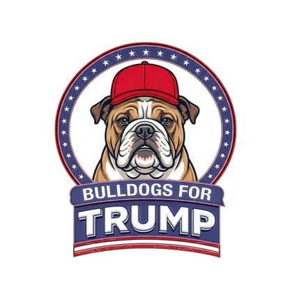 Bulldogs for Trump T-Shirt | Patriotic Bulldog Graphic Tee