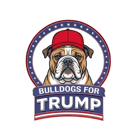 Bulldogs for Trump T-Shirt | Patriotic Bulldog Graphic Tee