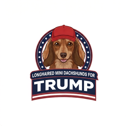 Longhaired Mini Dachshunds for Trump T-Shirt