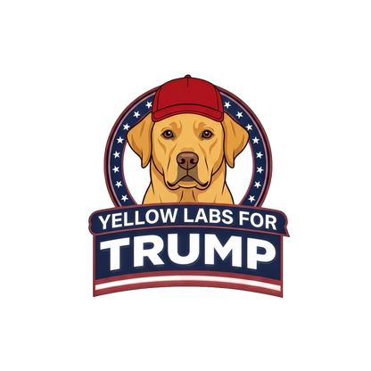 Yellow Labs for Trump T-Shirt — Pro-Trump Labrador Graphic Tee
