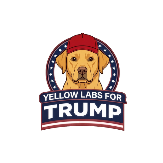Yellow Labs for Trump T-Shirt — Pro-Trump Labrador Graphic Tee