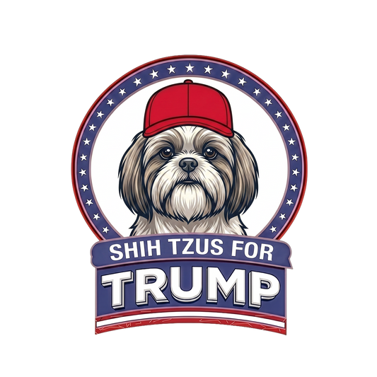 Shih Tzus for Trump T-Shirt — Pro-Trump Dog Lover Tee