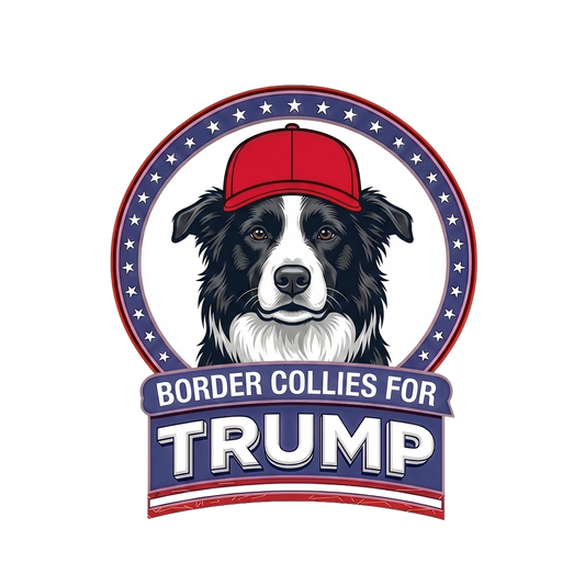 Border Collies for Trump T-Shirt — Pro-Trump Dog Lover Tee