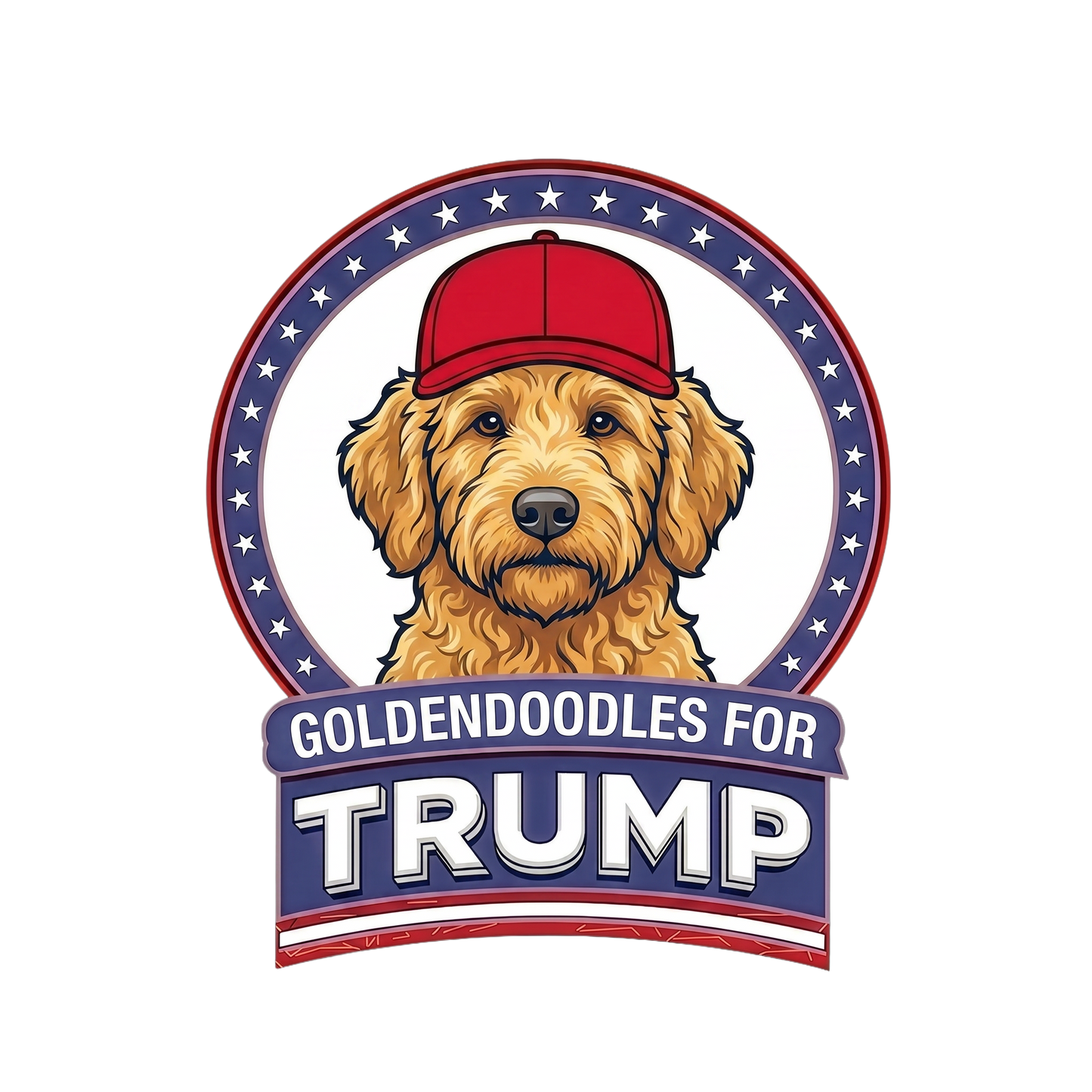 Goldendoodles for Trump T-Shirt — Pro-Trump Dog Lover Tee