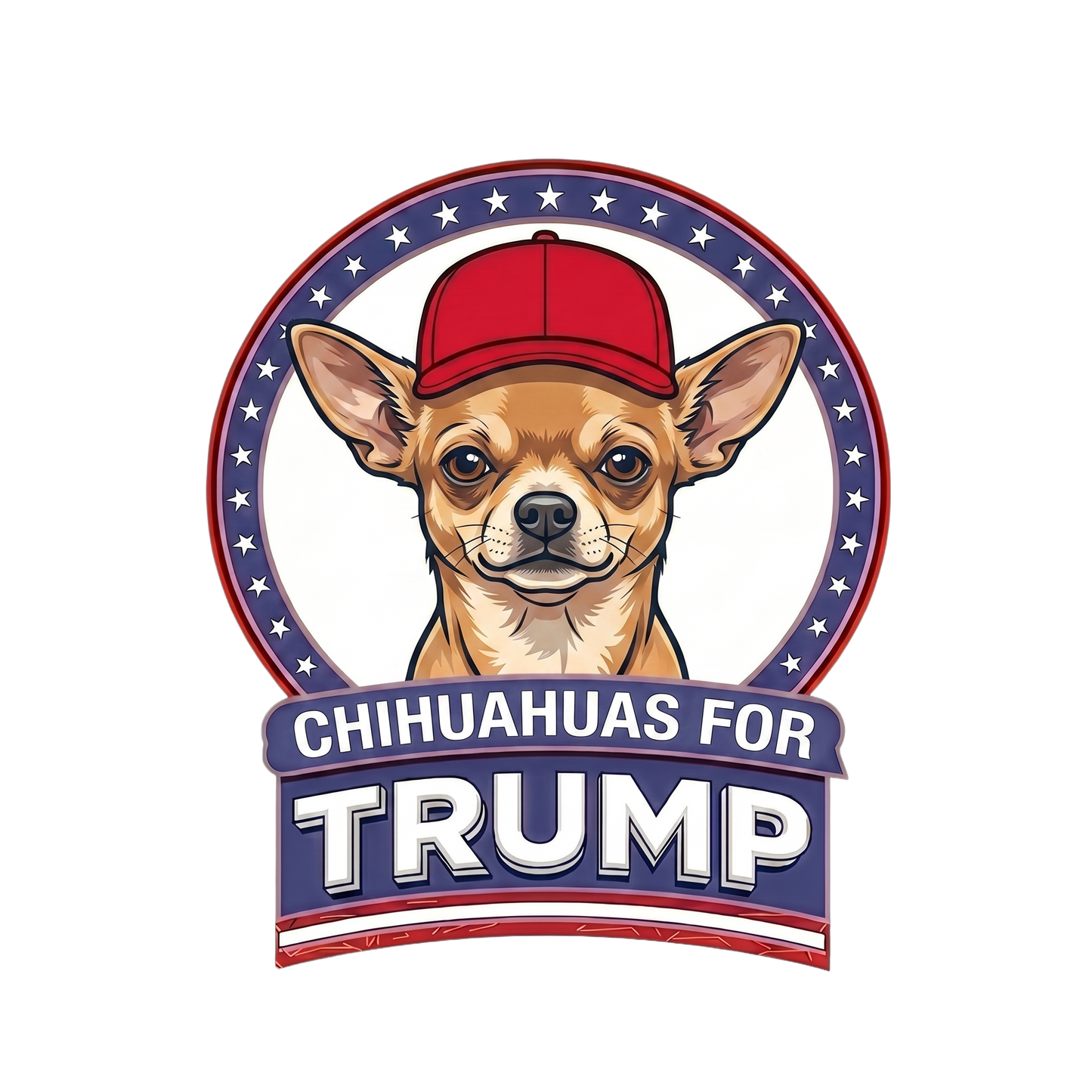 Chihuahuas for Trump T-Shirt — Political Pro-Chihuahua Graphic Tee