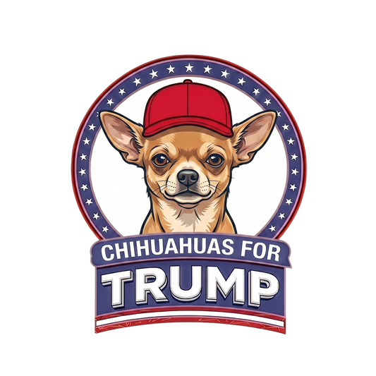 Chihuahuas for Trump T-Shirt — Political Pro-Chihuahua Graphic Tee