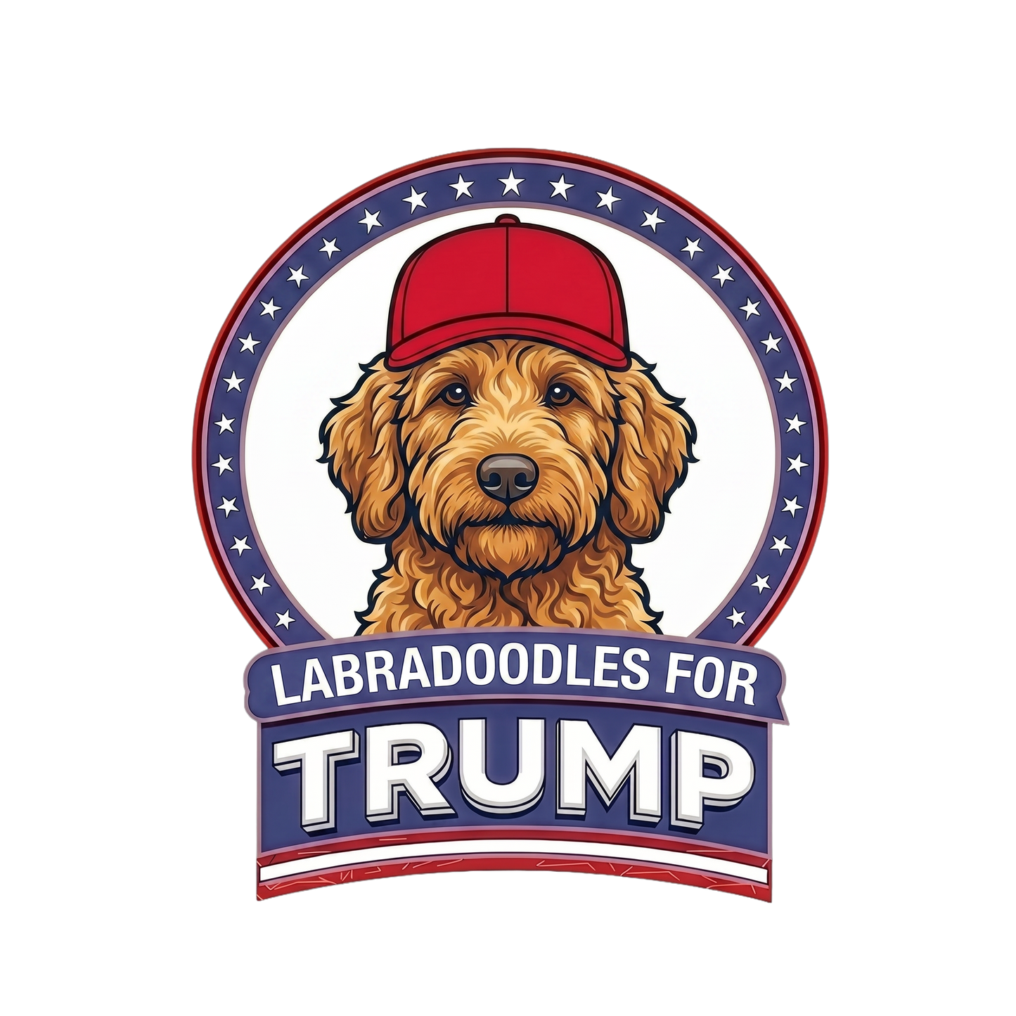 Labradoodles for Trump T-Shirt — Political Pro-Labradoodle Graphic Tee