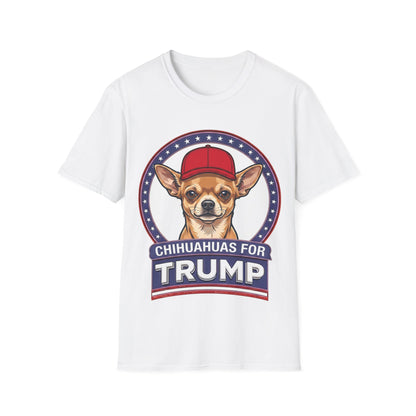 Chihuahuas for Trump T-Shirt — Political Pro-Chihuahua Graphic Tee