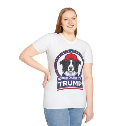 Border Collies for Trump T-Shirt — Pro-Trump Dog Lover Tee