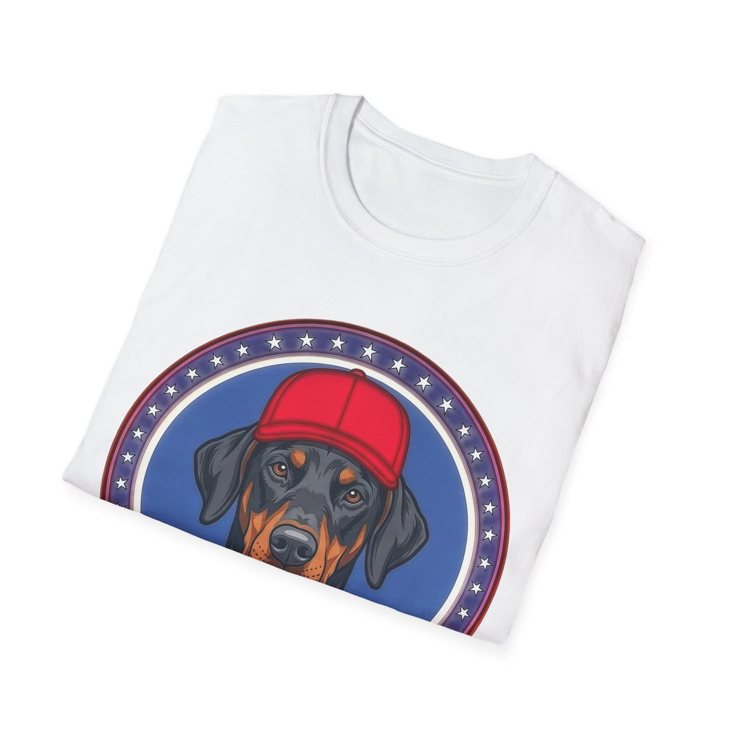 Doberman Pinschers for Trump T-Shirt | Political Dog Design