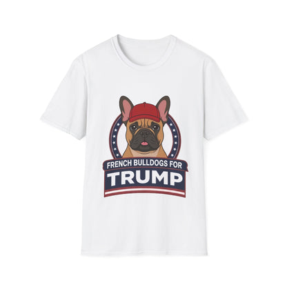 French Bulldogs for Trump T-Shirt | Political Dog Design