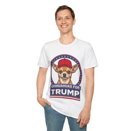 Chihuahuas for Trump T-Shirt — Political Pro-Chihuahua Graphic Tee