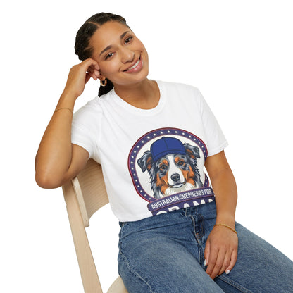 Australian Shepherds for Obama T-Shirt — Political Pro-Australian Shepherd Graphic Tee