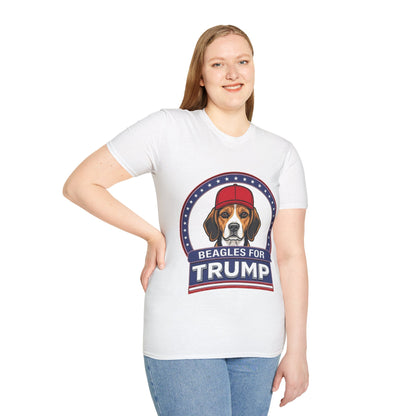 Beagles for Trump T-Shirt | Political Dog Design