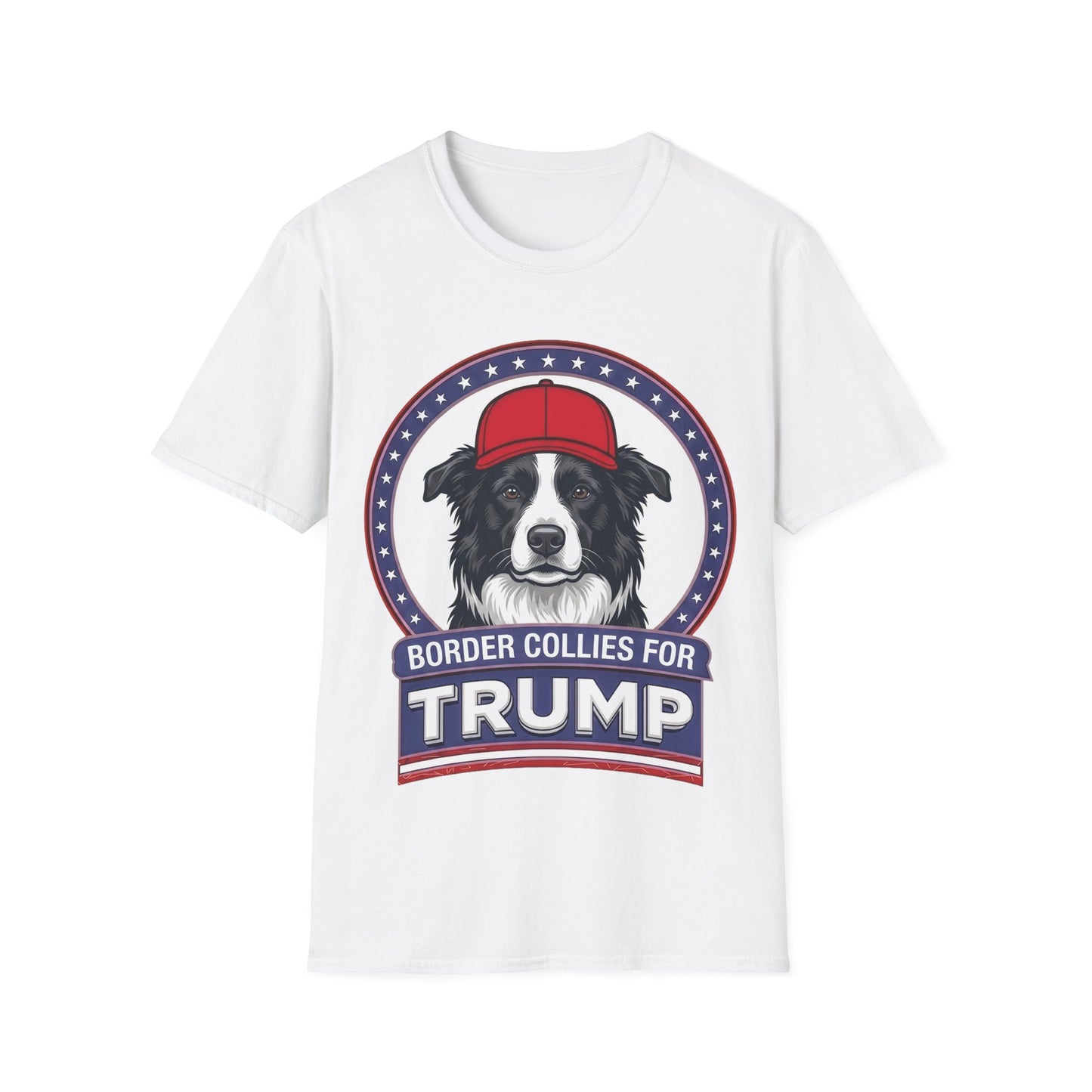 Border Collies for Trump T-Shirt — Pro-Trump Dog Lover Tee