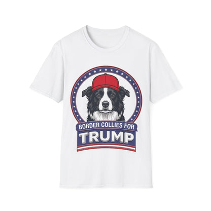 Border Collies for Trump T-Shirt — Pro-Trump Dog Lover Tee