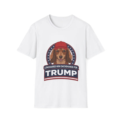 Longhaired Mini Dachshunds for Trump T-Shirt