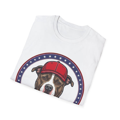 Pit Bulls for Trump T-Shirt — Political Pro-Pit Bull Graphic Tee