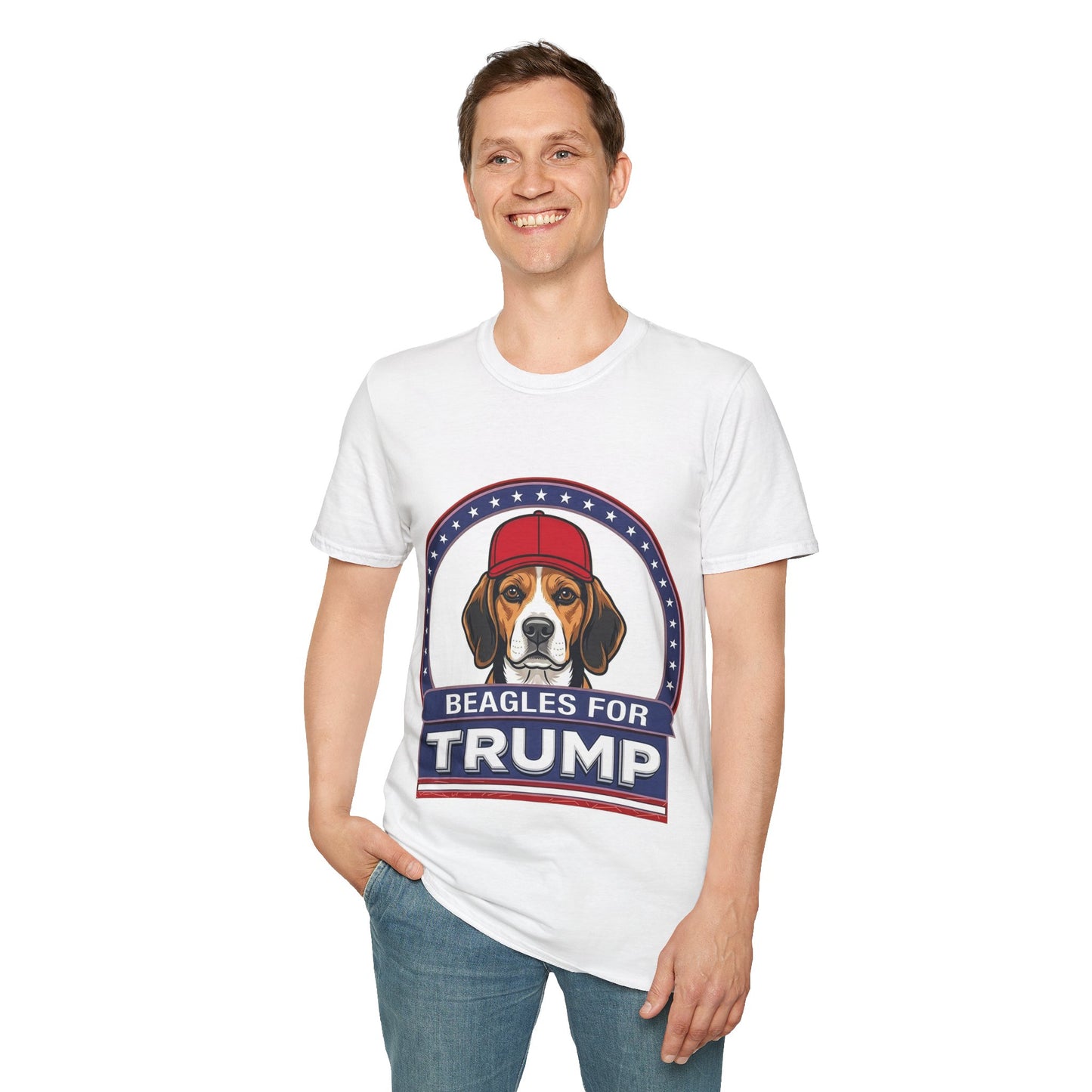 Beagles for Trump T-Shirt | Political Dog Design