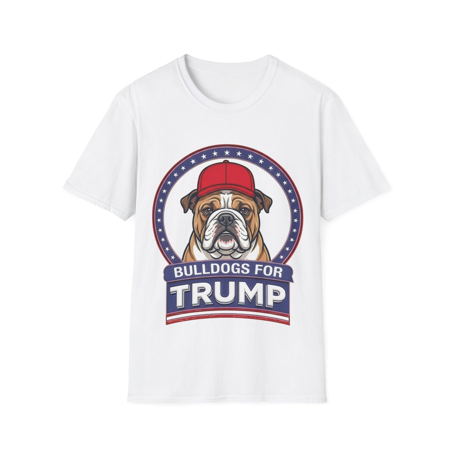 Bulldogs for Trump T-Shirt | Patriotic Bulldog Graphic Tee