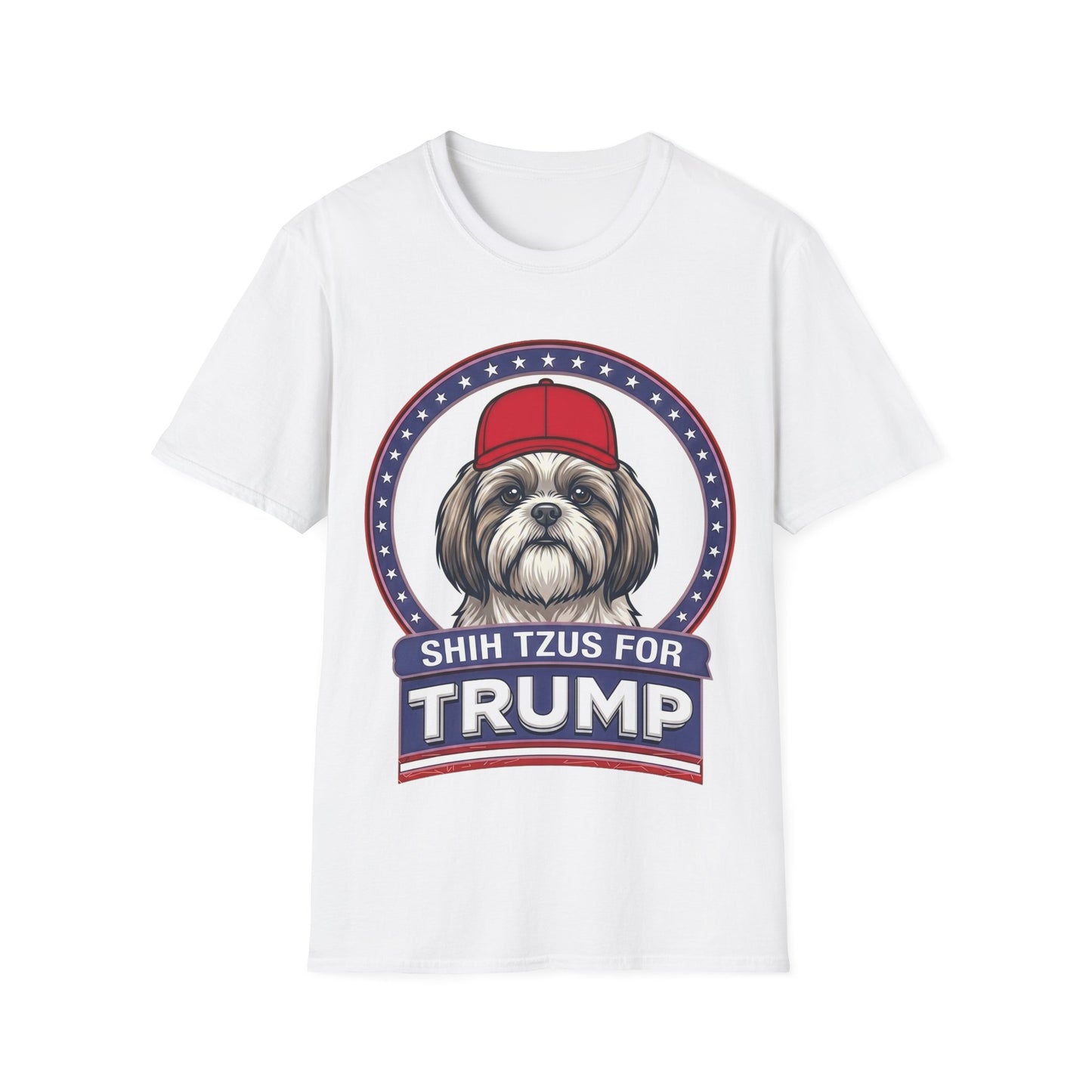 Shih Tzus for Trump T-Shirt — Pro-Trump Dog Lover Tee